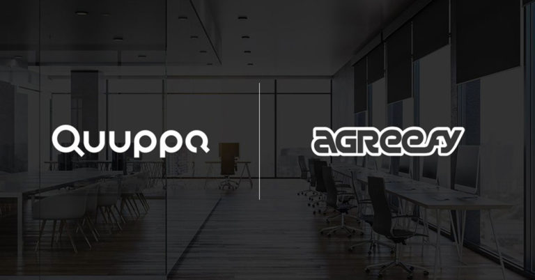 Quuppa & Agreefy logos