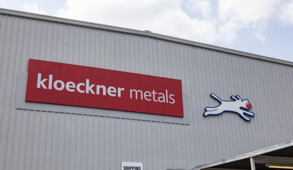 Kloeckner metals facility sign