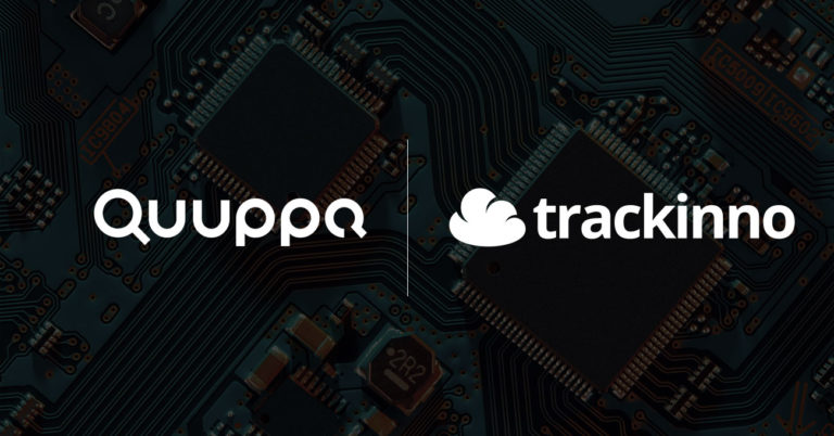 Quuppa & trackinno logos