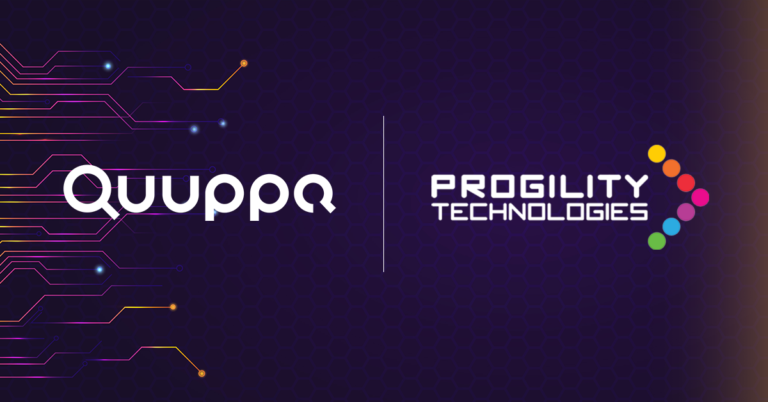 Quuppa & Progility Technologies logos