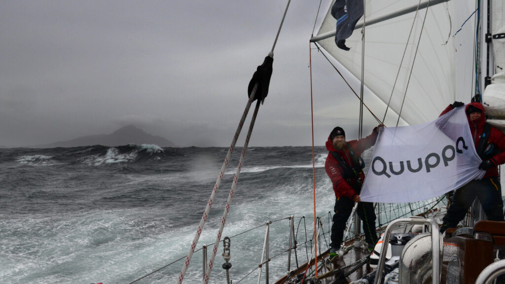 Quuppa flag at Cape Horn